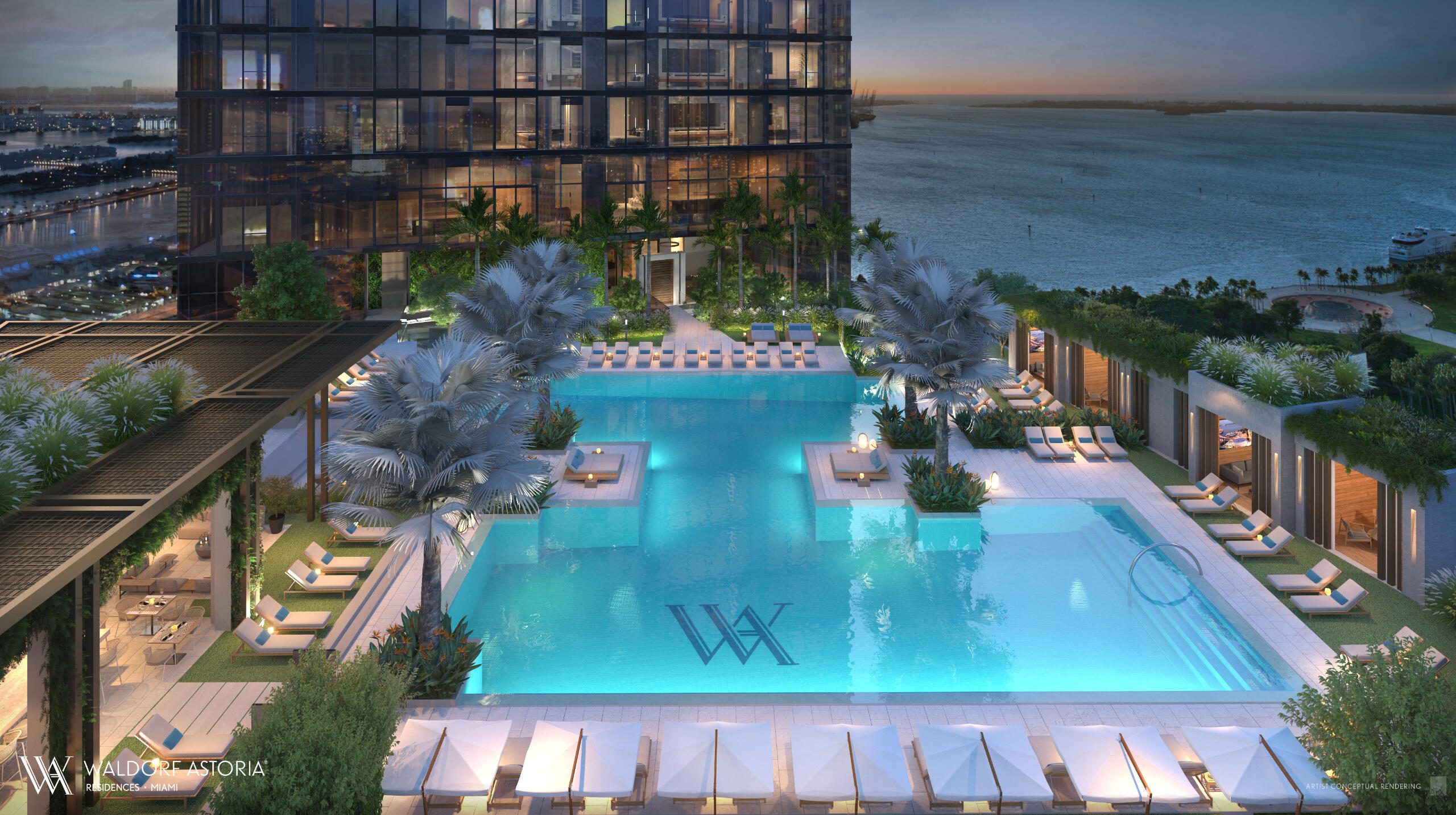 Luksusowe mieszkania na sprzedaż w Waldorf Astoria Miami Floryda